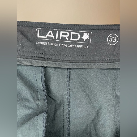 LAIRD Black Mens Short Active/Swim Shorts Size 33 - Picture 5 of 6